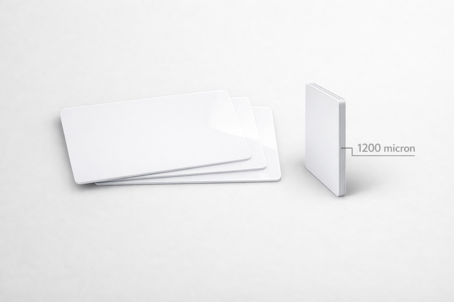 Plastic Blank Cards 1200 Micron