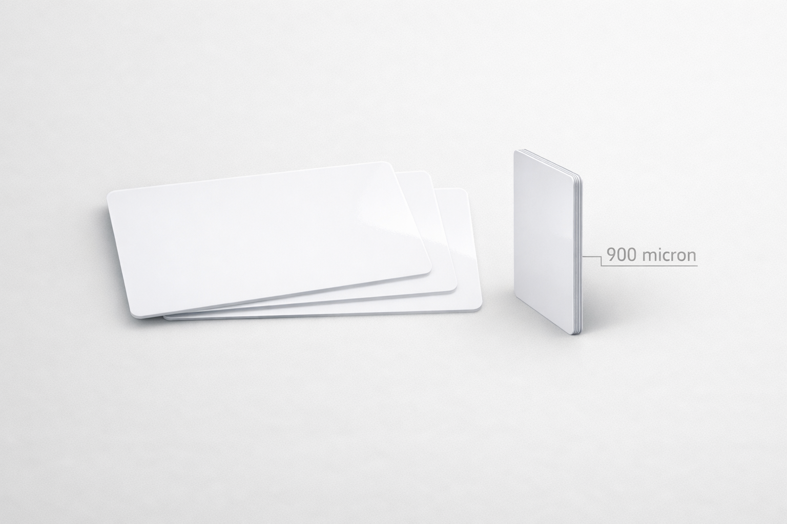 Plastic Blank Cards 900 Micron
