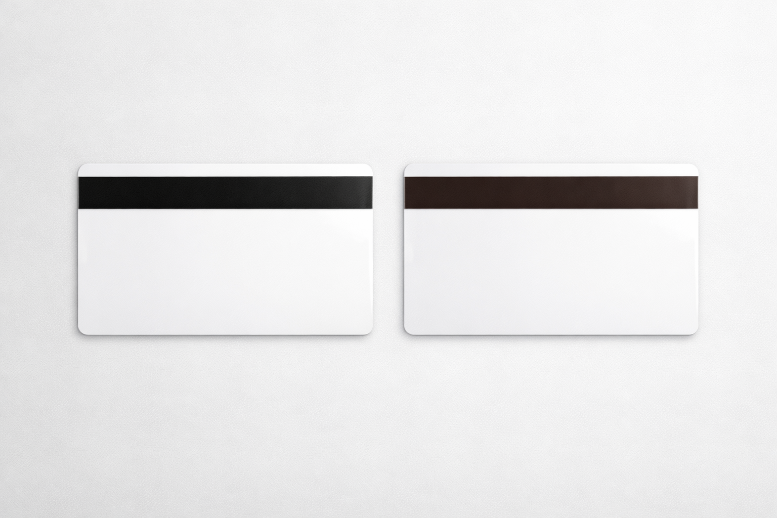 Plastic Blank Magnetic Stripe Cards
