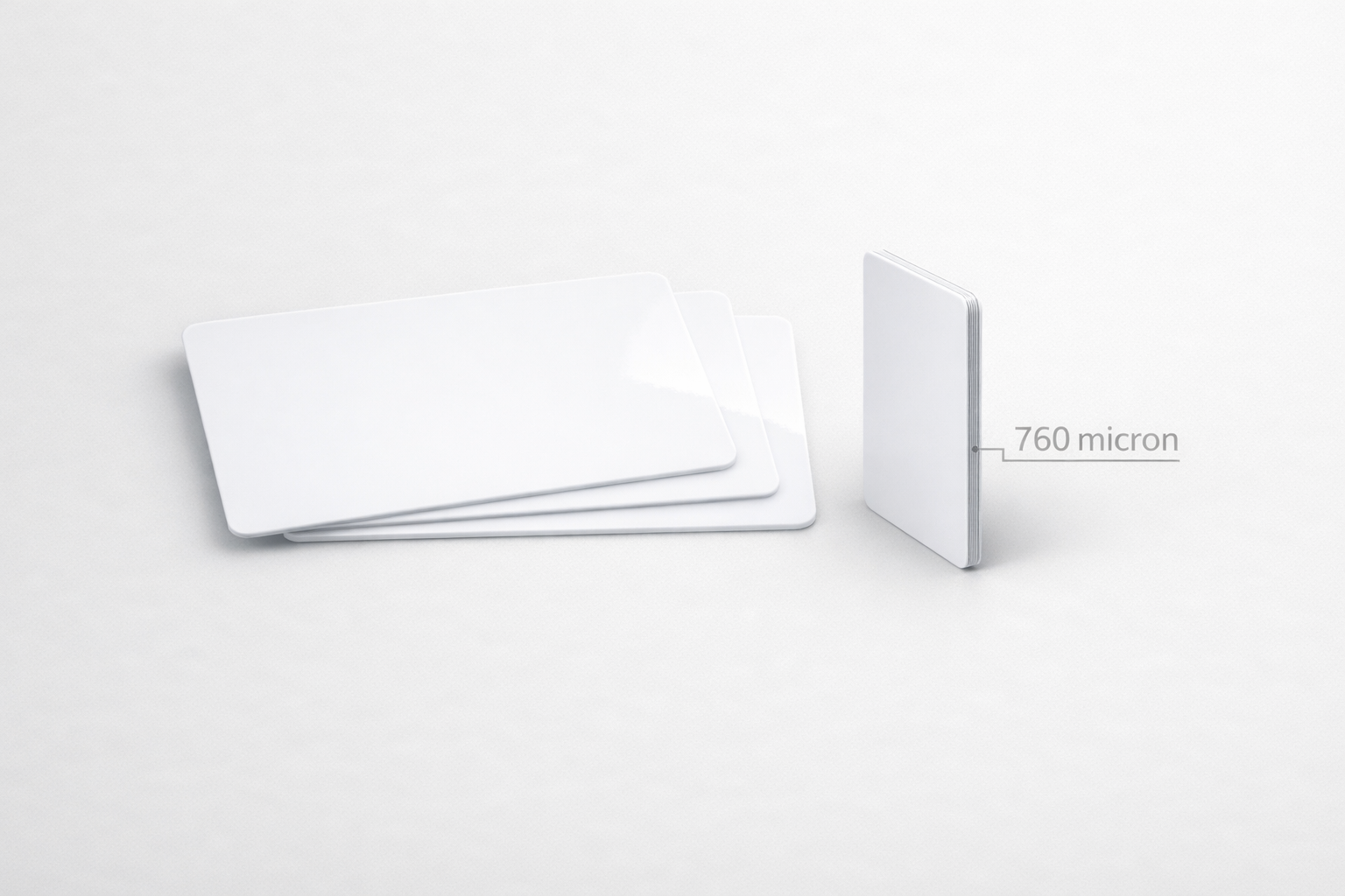 Plastic Blank Cards 760 Micron