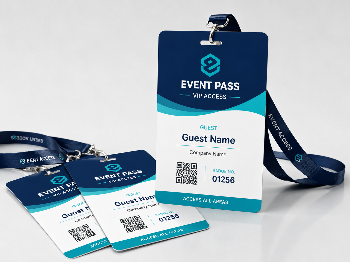 Plastic Event Pass Cards